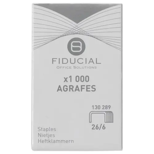 1000 26/6 nietjes voor bureaunietmachines