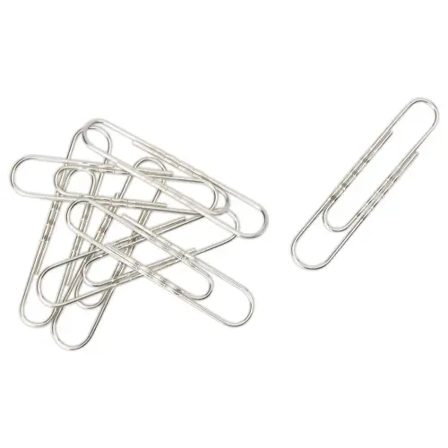 100  Gekartelde paperclips - 77mm 