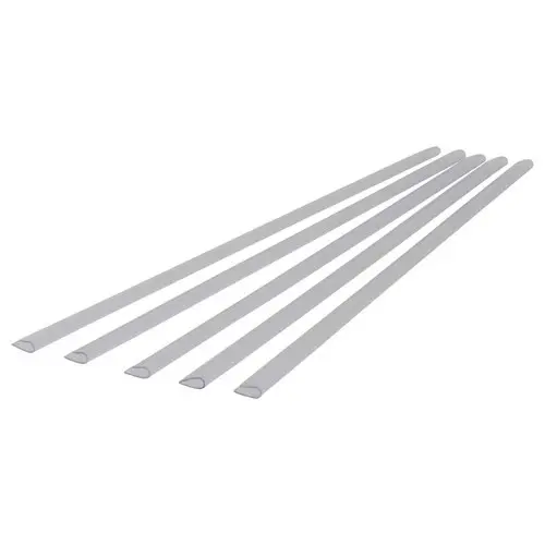 25 Klemruggen 3 mm - Kristal