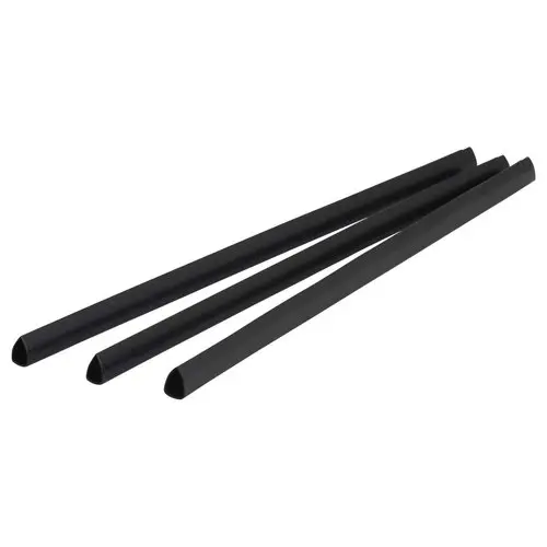 25 Baguettes à relier - 6 mm - Noir - PAVO