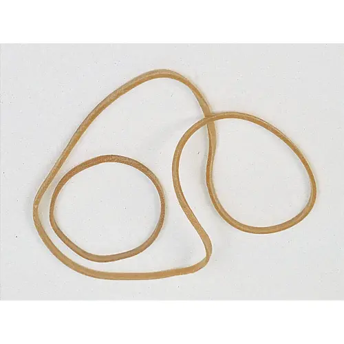 Zak van 1 kg smalle rubberen elastieken - Blond - 150 mm - SIGN 