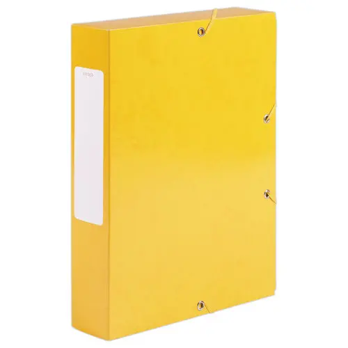 Klasseerdoos karton - Rug 6 cm - geel - ACCESS