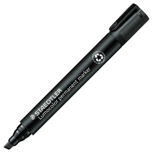 Permanente viltstift LUMOCOLOR zwart 