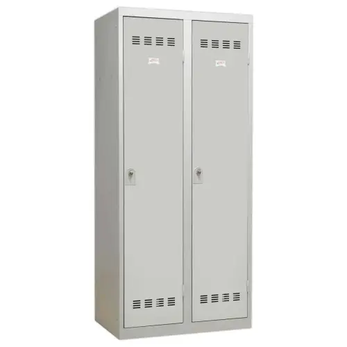 Werkplaats garderobe ind. vervuilend 2 kol, H180xL80xP50 cm gr/gr 