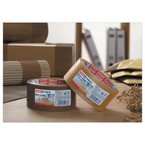 3 Rollen verpakkingstape Extra Strong PVC - Set van 3 - 66 m x 50 mm - TESA