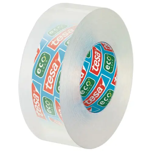 8 transparante TESA Ecologo plakbandrollen - 33 m x 19 mm 