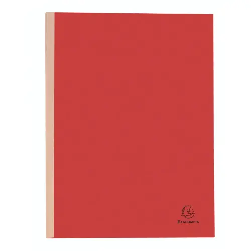 25  Mappen met stoffen rug Forever 320g - 24 x 32 cm - Rood - EXACOMPTA 