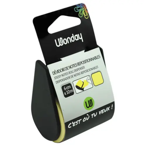 Dispenser van memoblaadjes - rol van 10m - FIDUCIAL OFFICE SOLUTIONS