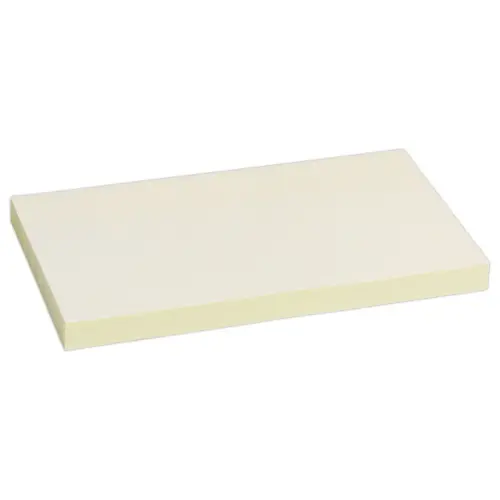 Blokken herpositioneerbare memoblaadjes - 7,6 x 12,7 cm - Geel - FIDUCIAL