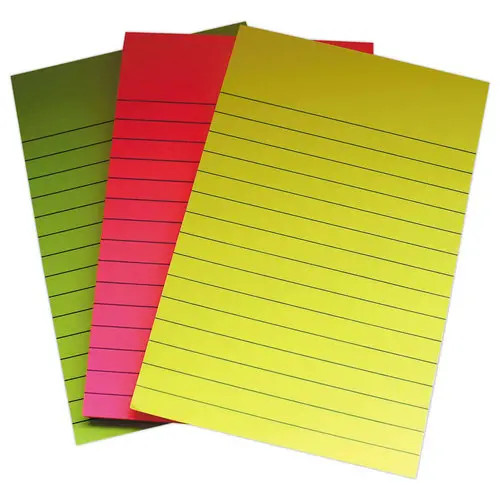 003 Herpositioneerbare memoblaadjes gelijnd - 10,1 x 15 cm - FIDUCIAL OFFICE SOLUTIONS