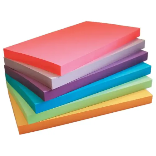 006 Blokken herpositioneerbare memoblaadjes - 7,6 x 12,7 cm - Diverse felle kleuren - FIDUCIAL