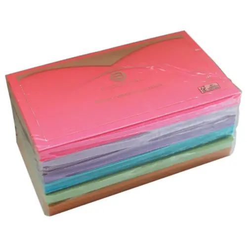 006 Blokken herpositioneerbare memoblaadjes - 7,6 x 12,7 cm - Diverse felle kleuren - FIDUCIAL