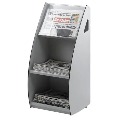 Mobiele "XL" distributiestandaard in polystyreen met transparante venster