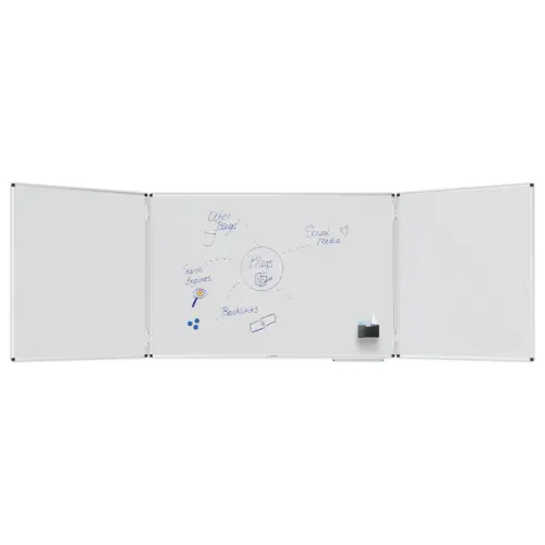Magnetisch whiteboard - Triptychon - LEGAMASTER