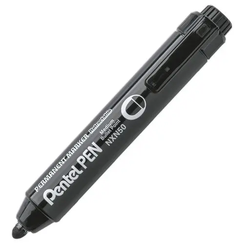 Retractable permanent marker PENTEL PEN NXN50 - Medium bullet tip
