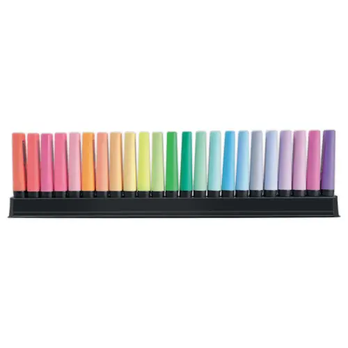 23 Markeerstiften Stabilo Boss Original + bureauhouder - STABILO