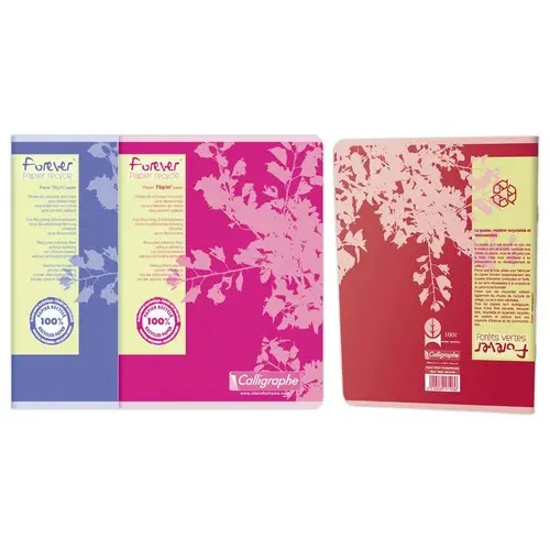 Recycled notepad 17x22cm, 70g, Seyes, 96 pagina's 