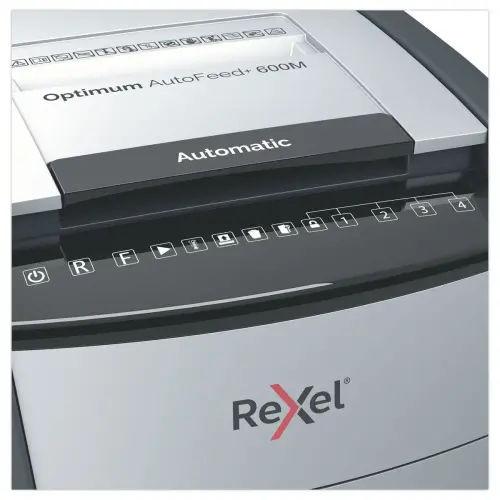 Versnipperaar Rexel Optimum Auto + 600M - micro versnijden