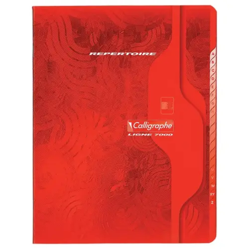 Register - 11 x 17 cm - Geniete binding - CALLIGRAPHE 