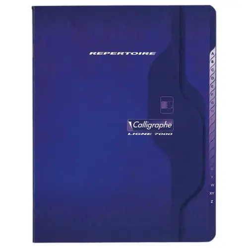 Register - 11 x 17 cm - Geniete binding - CALLIGRAPHE 