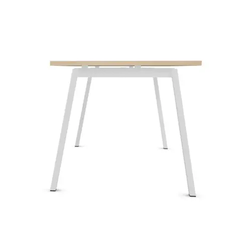 Rechthoekig bureau 180x80 Acacia Licht / witte poten BANGKOK