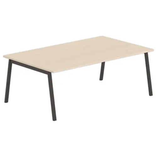 Rechthoekige tafel 200x120 Acacia / Voet.Antraciet