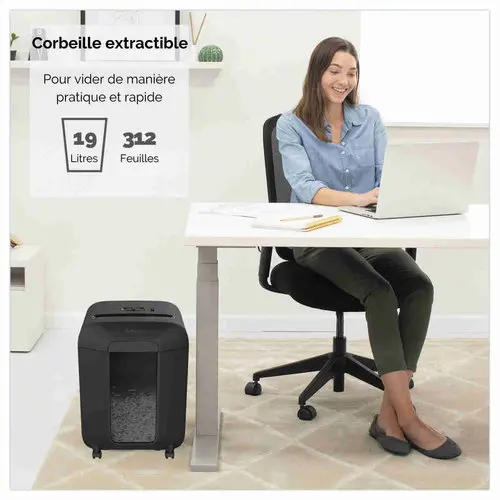 Versnipperaar FELLOWES LX85 20 L crosscut - 12 vellen