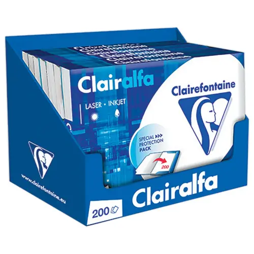 Etui 200 vellen wit papier CLAIREFONTAINE Clairalfa A4 80g