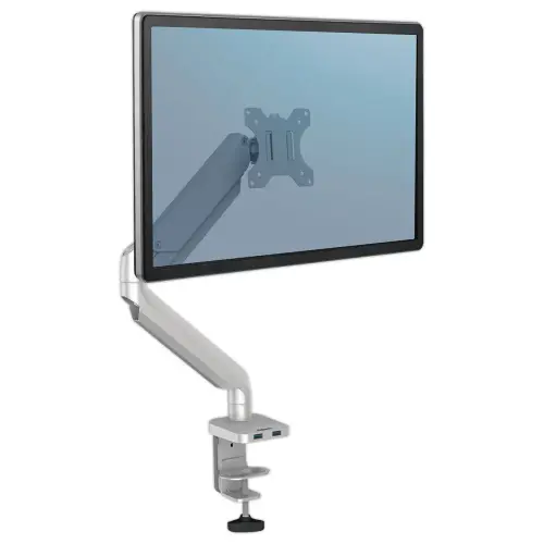 Monitorarm enkelv grijs Platinium Series - Fellowes 