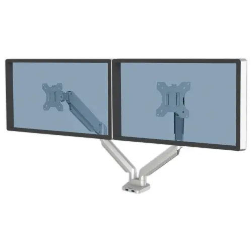 Dubbele monitorarm Platinum Series - Grijs - FELLOWES 