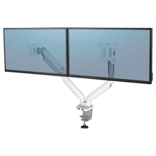 Dubbele monitorarm Platinum Series - Wit - FELLOWES