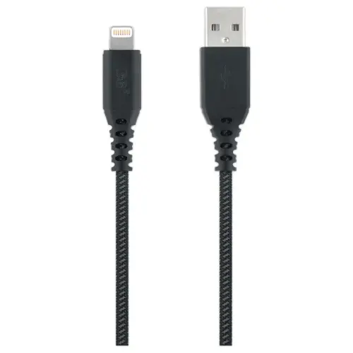 XTREM WORK - Versterkte USB-A naar Lightning-kabel - 1,5 m