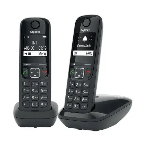 2  Draadloze telefoontoestellen AS690 Duo - GIGASET 