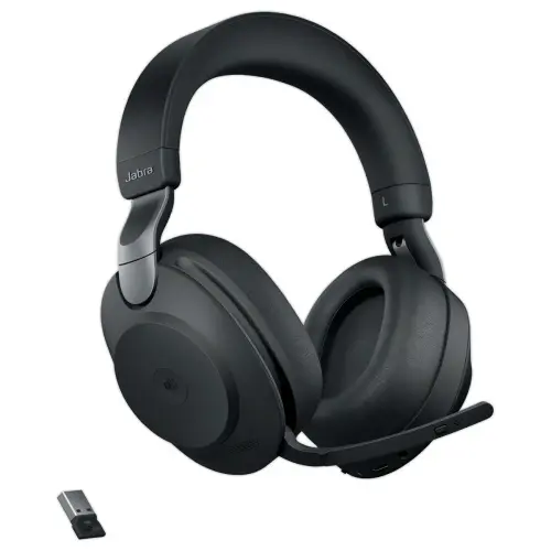 JABRA-headset - Evolve2 85 MS USB-A - 2 oordopjes + Link 380a 