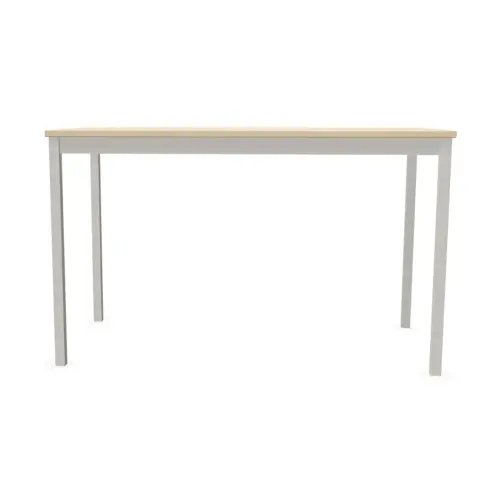 Modulaire rechthoekige tafel 120 x 60 acacia / alu 