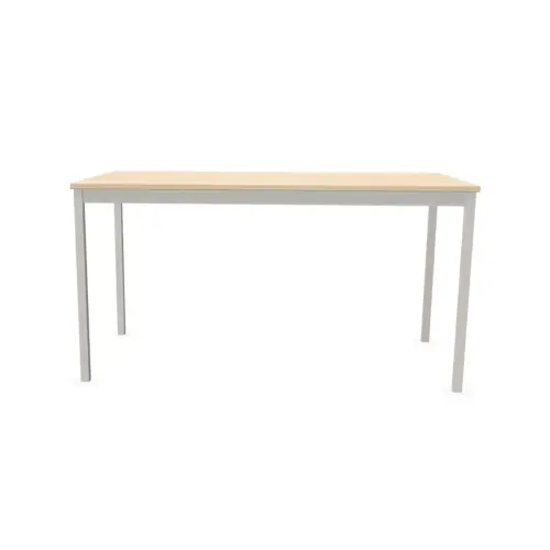 Rechthoekige modulaire tafel 140 x 70 acacia / alu