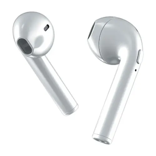 Draadloze Bluetooth-oordopjes Rechts wit