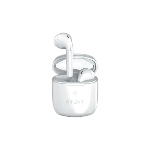 Draadloze Bluetooth-oordopjes Rechts wit