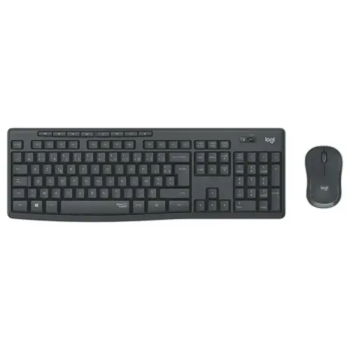 Stille kit draadloos toetsenbord + draadloze muis MK295 - AZERTY - LOGITECH 