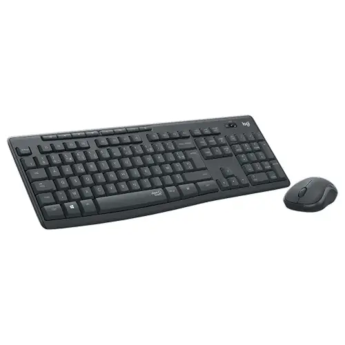 Stille kit draadloos toetsenbord + draadloze muis MK295 - AZERTY - LOGITECH 