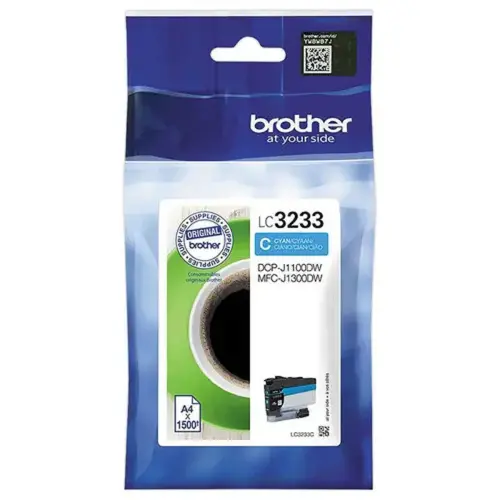 Cartouche BROTHER LC3233C Cyaan 