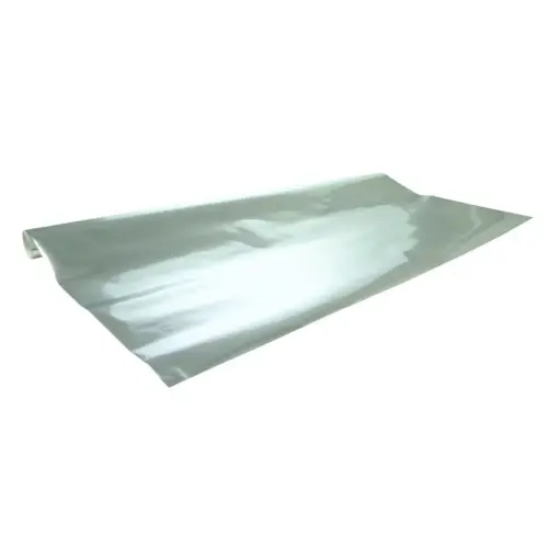 Rol papier metaalglans Maildor - 2 x 0,70 m - zilver - set van 10 
