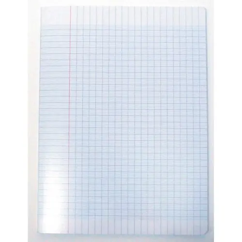 Polypropyleen schrift met nietjes 96 pagina's SEYES 210x297 90g kleurloos 