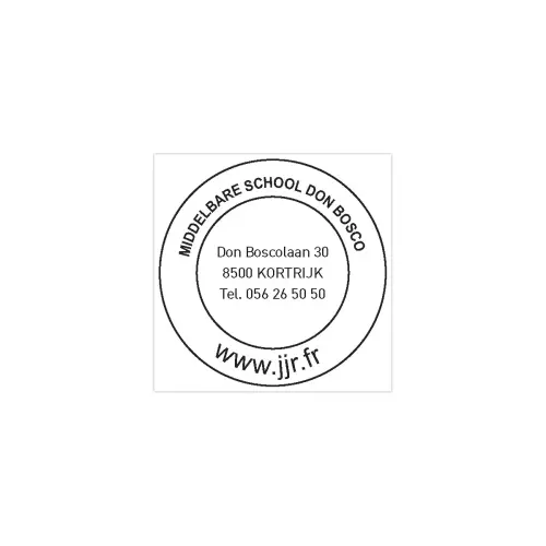 Stempel Printy 4642 - Ø42 mm- maxi 8 lijnen