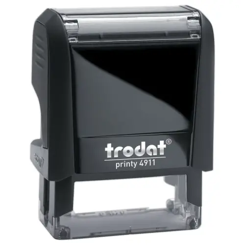 Personaliseerbare stempel 4911 - Zwart - 38x 14 mm - max 4 regels - TRODAT 