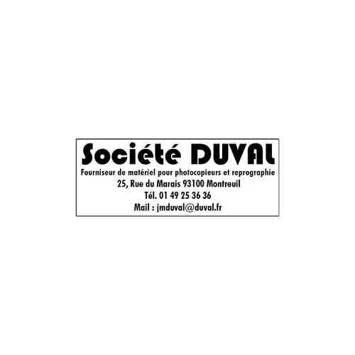 Gepersonaliseerde stempel Printy 4913 - Rode behuizing - Zwarte inkt - 58x 22 mm - TRODAT