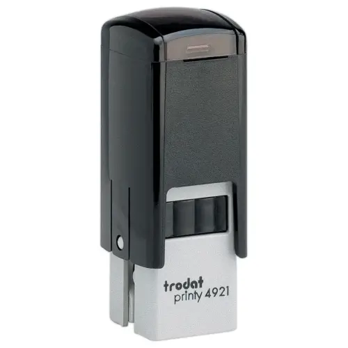 Personaliseerbare stempel Printy 4921 zw. - 12 x 12 mm - maxi 3 lijnen