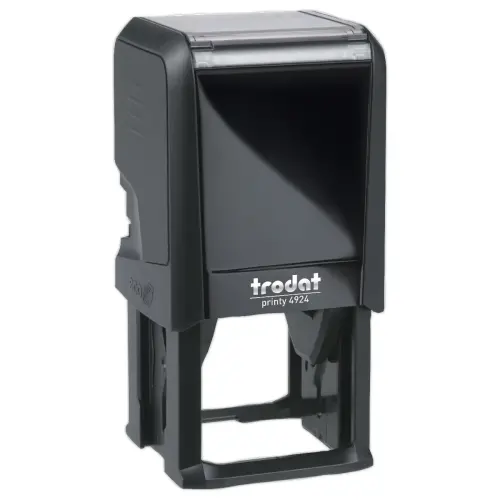 Personaliseerbare stempel Printy 4924 zw. - 40 x 40 mm - maxi 8 l.