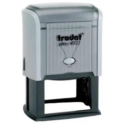 Personaliseerbare stempel Printy 4927 grijs - 60 x 40 mm - max 10 l.