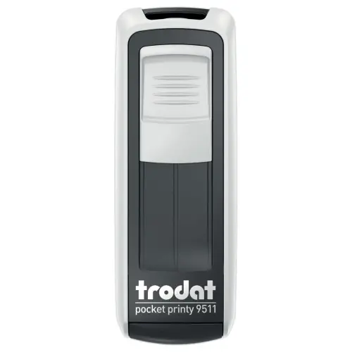 Zakstempeltje Printy 9511 Personaliseerbaar wit- 38x14mm - max. 4 l.